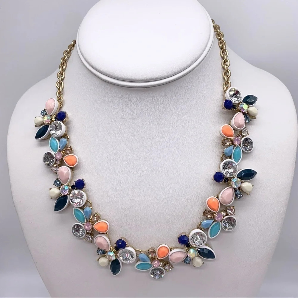 J. Crew Mixed Pastel Brulee Necklace